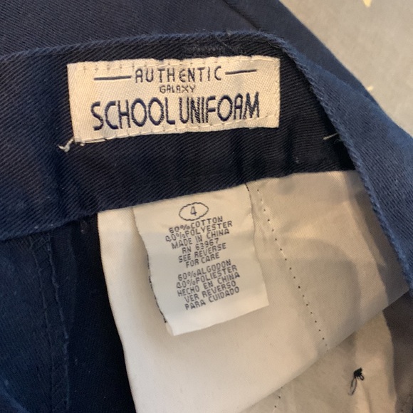 Authentic galaxy school, uniform pants, size 4 - Picture 2 of 2